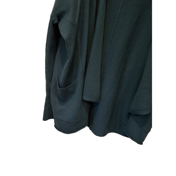 Autumn Cashmere Womens Cashmere Green Long Sleeve Open Sweater Cardigan S - Picture 4 of 7